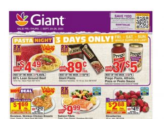 Giant Food Weekly Ad Sep 20 – Sep 26, 2024