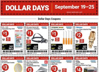 Harbor Freight Dollar Days Coupon Sale Sep 19– Sep 25, 2024