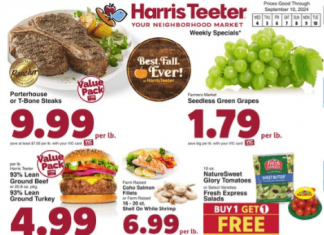 Harris Teeter Weekly Ad Sep 04 – Sep 10, 2024