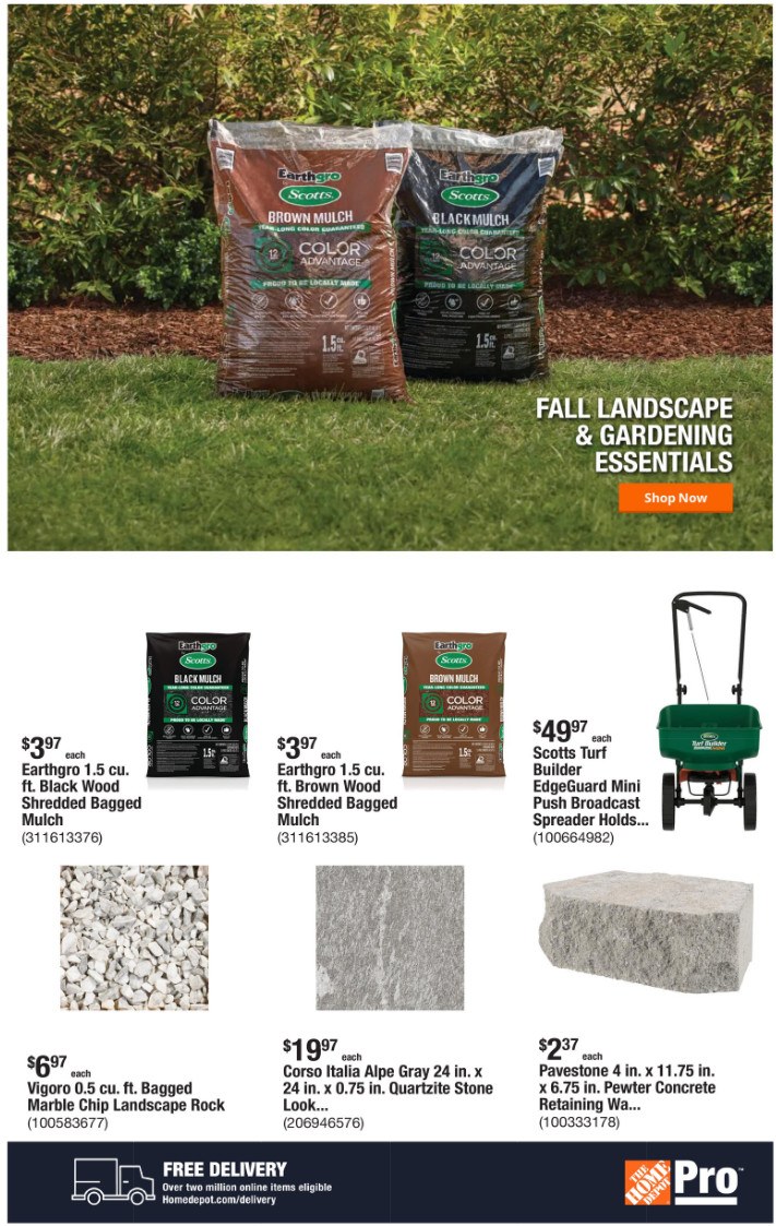 Home Depot Pro Weekly Ad Sep 16 Sep 23, 2024