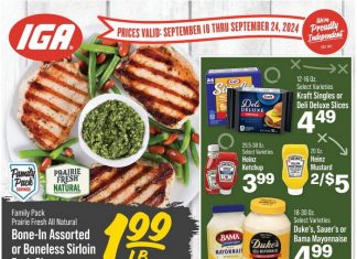 IGA Weekly Ad Sep 18 – Sep 24, 2024