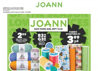 Jo-Ann Weekly Ad Sep 12 – Sep 22, 2024
