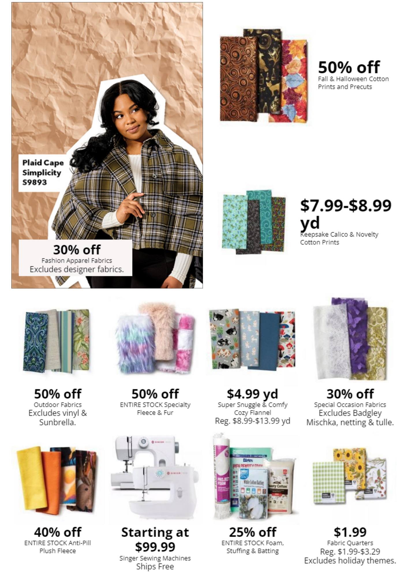 JoAnn Weekly Ad Sep 12 Oct 02, 2024 (Halloween Promotion Included)