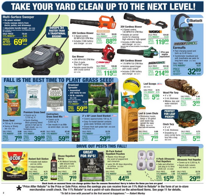 Menards Weekly Ad Sep 26 Oct 06, 2024 (Halloween Promotion Included)