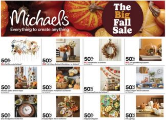 Michaels Weekly Ad Sep 08 – Sep 12, 2024 (Halloween Promotion Included)