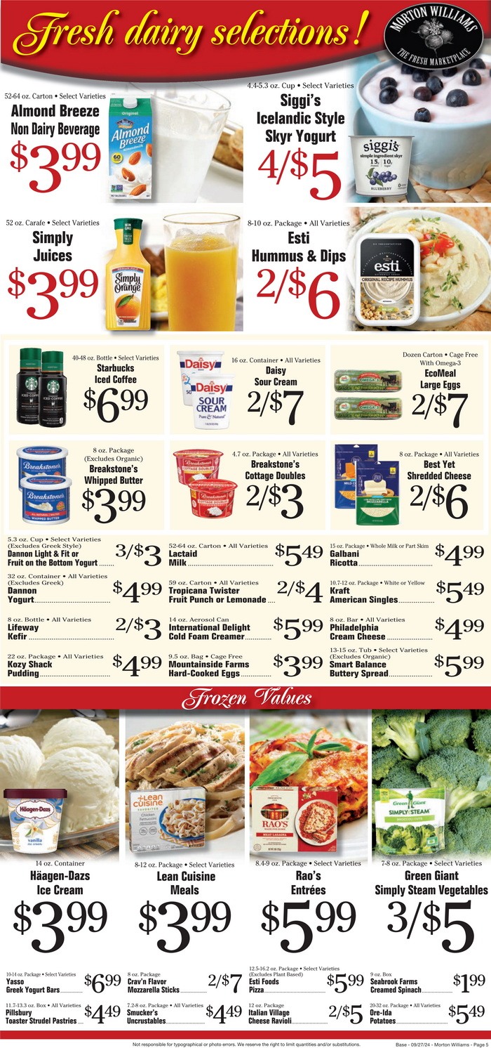 Morton Williams Weekly Ad Sep 27 Oct 03, 2024