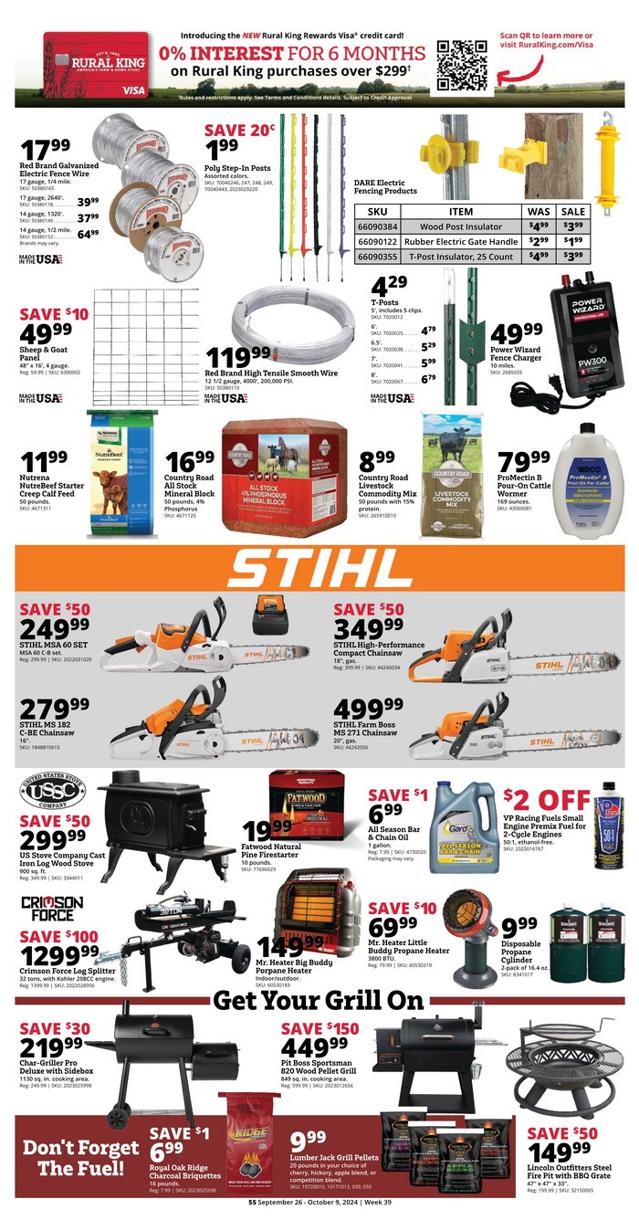 Rural King Weekly Ad Sep 26 Oct 09, 2024
