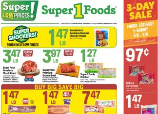 Super 1 Foods Weekly Ad Sep 04 – Sep 10, 2024