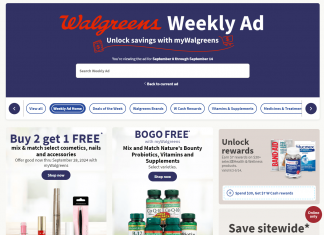 Walgreens Weekly Ad Sep 08 – Sep 14, 2024