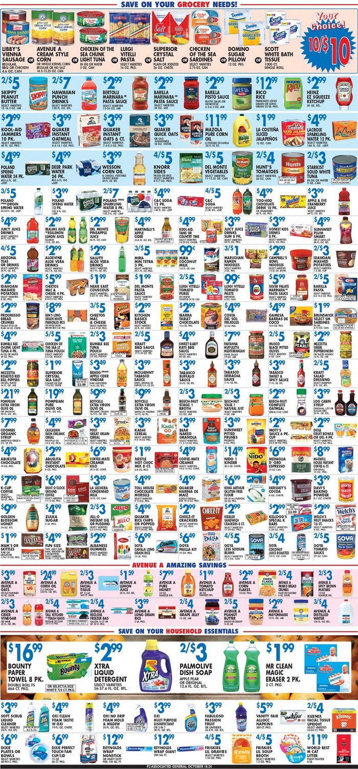Associated Supermarkets Weekly Ad Oct 18 Oct 24, 2024