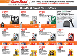 AutoZone Monthly Ad Oct 22 – Nov 18, 2024