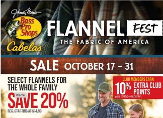 Bass Pro Shops Flannel Ad Oct 17 – Oct 31, 2024
