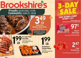 Brookshire’s Weekly Ad Oct 02 – Oct 08, 2024