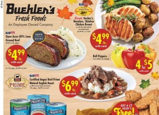 Buehler’s Weekly Ad Oct 16 – Oct 22, 2024