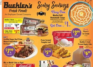 Buehler’s Weekly Ad Oct 23 – Oct 29, 2024 (Halloween Promotion Included)