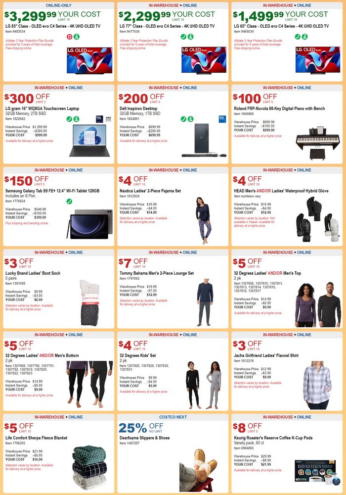 Costco MemberOnly Savings Oct 23 Nov 17, 2024