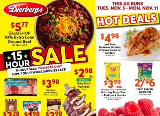 Dierbergs Markets Weekly Ad Nov 05 – Nov 11, 2024