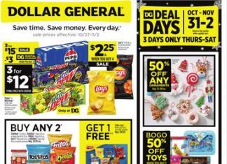 Dollar General Weekly Ad Oct 27 – Nov 02, 2024 (Halloween Promotion Included)