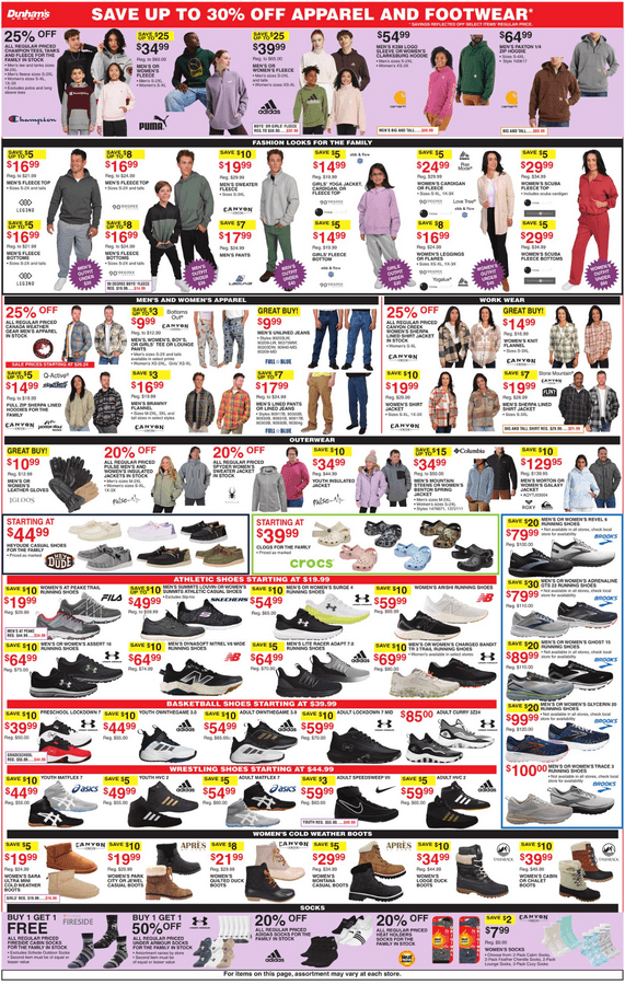 Dunham's Sports Weekly Ad Oct 12 Oct 17, 2024