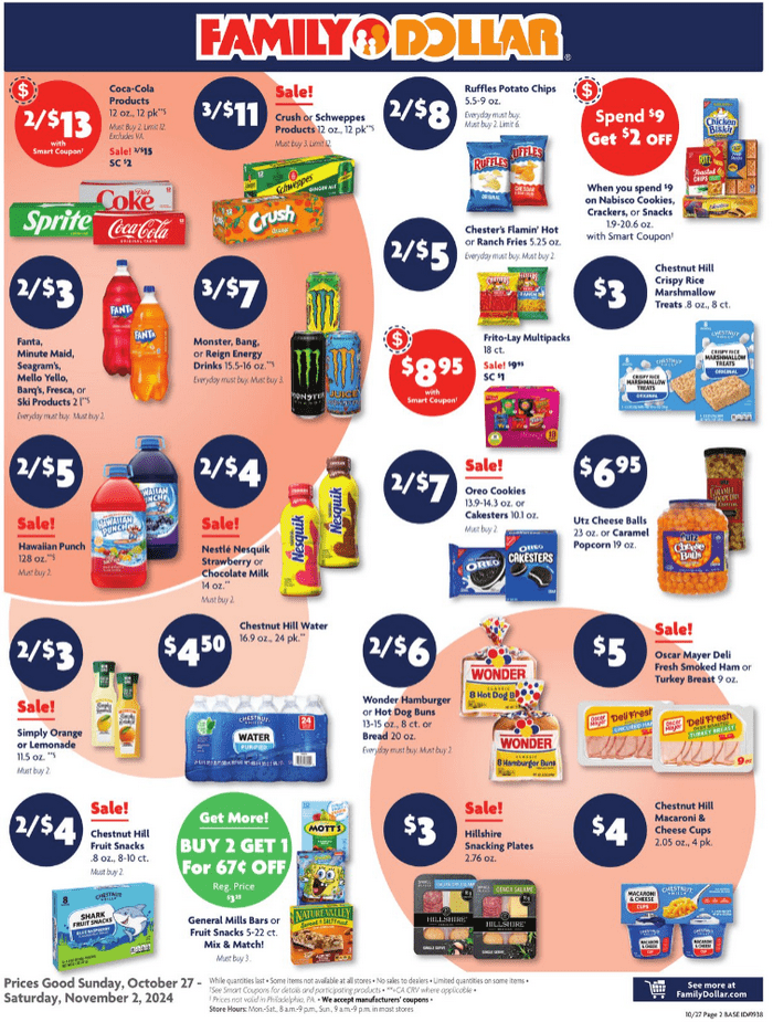 Family Dollar Weekly Ad Oct 27 Nov 02, 2024