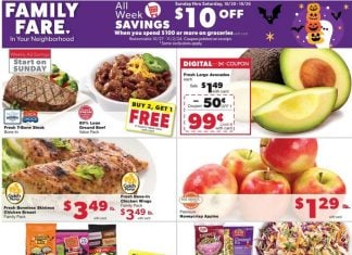 Family Fare Weekly Ad Oct 20 – Oct 26, 2024 (Halloween Promotion Included)