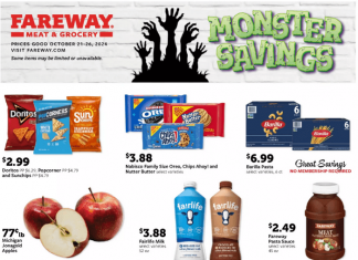 Fareway Weekly Ad Oct 21 – Oct 26, 2024 (Halloween Promotion Included)
