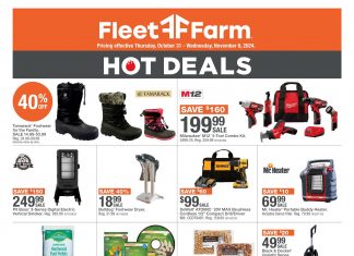 Fleet Farm Weekend Ad Oct 31 – Nov 06, 2024