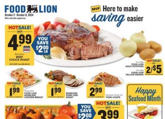Food Lion Weekly Ad Oct 02 – Oct 08, 2024