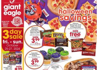 Giant Eagle Weekly Ad Oct 24 – Oct 30, 2024 (Halloween Promotion Included)