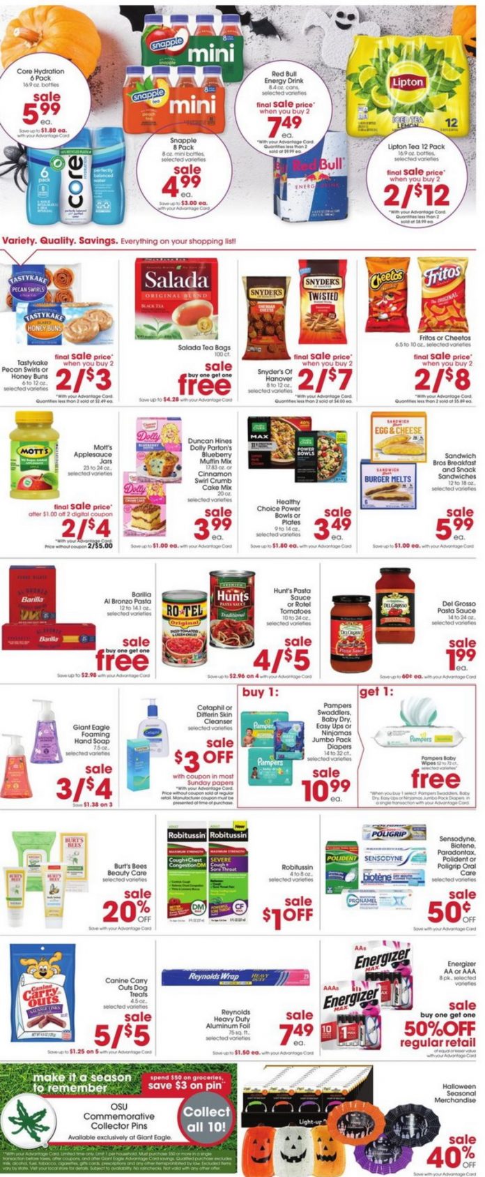 Giant Eagle Weekly Ad Oct 24 Oct 30, 2024 (Halloween Promotion Included)