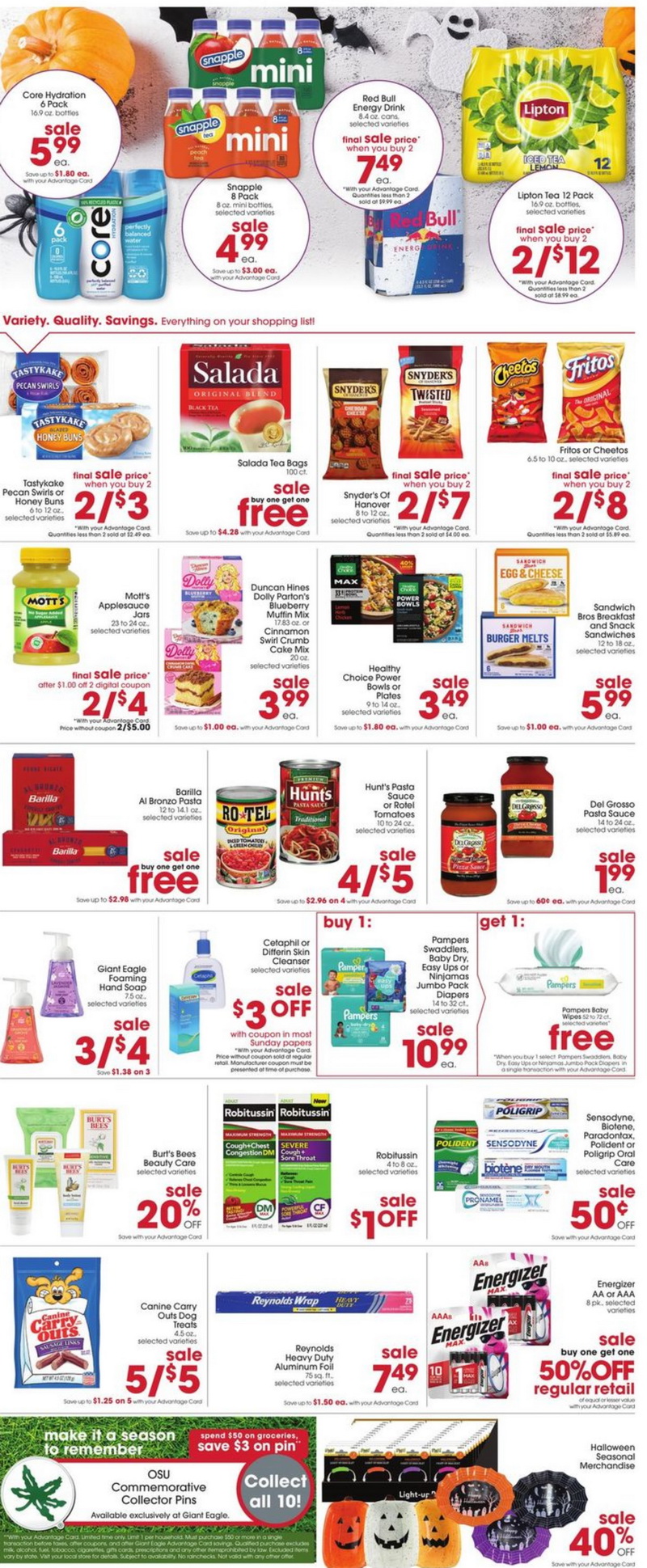 Giant Eagle Weekly Ad Oct 24 Oct 30, 2024 (Halloween Promotion Included)