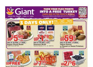 Giant Food Weekly Ad Nov 01 – Nov 07, 2024