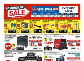 Harbor Freight Parking Lot Sale Oct 07 – Oct 13, 2024
