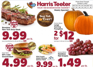 Harris Teeter Weekly Ad Oct 02 – Oct 08, 2024
