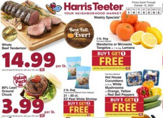 Harris Teeter Weekly Ad Oct 09 – Oct 15, 2024
