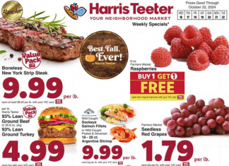 Harris Teeter Weekly Ad Oct 16 – Oct 22, 2024 (Halloween Promotion Included)