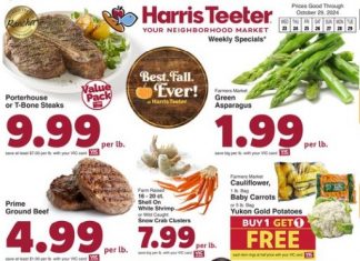 Harris Teeter Weekly Ad Oct 23 – Oct 29, 2024 (Halloween Promotion Included)