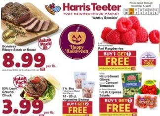 Harris Teeter Weekly Ad Oct 30 – Nov 05, 2024 (Halloween Promotion Included)