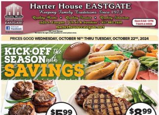 Harter House Weekly Ad Oct 16 – Oct 22, 2024