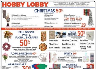 Hobby Lobby Weekly Ad Oct 13 – Oct 19, 2024