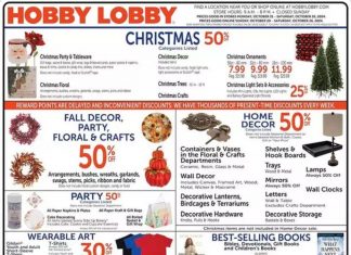 Hobby Lobby Weekly Ad Oct 20 – Oct 26, 2024