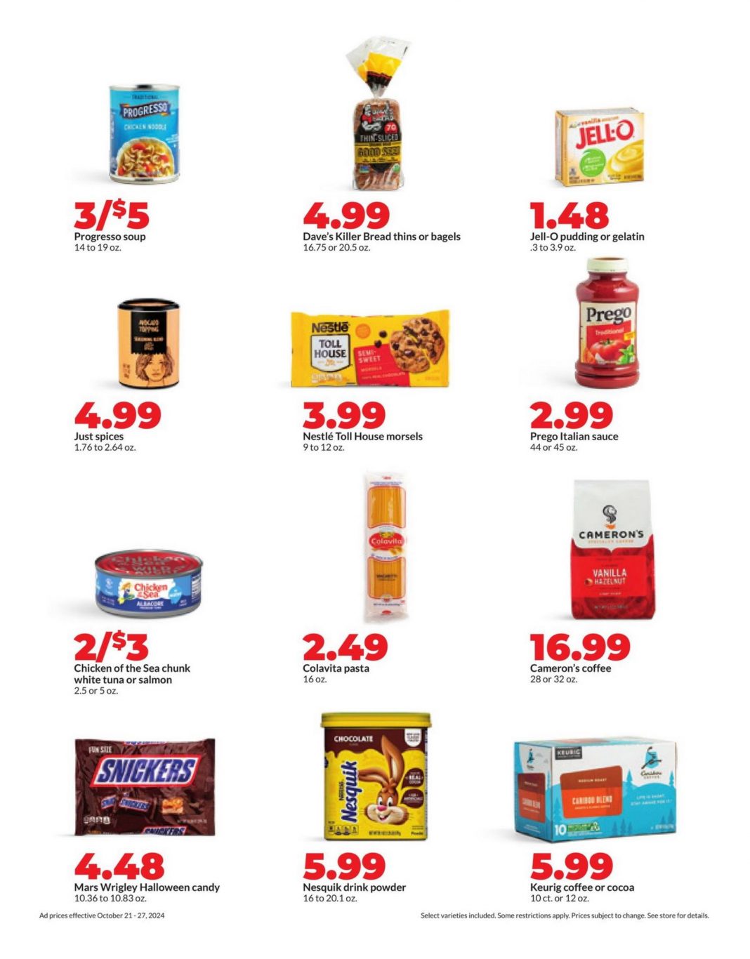 HyVee Weekly Ad Oct 21 Oct 28, 2024 (Halloween Promotion Included)