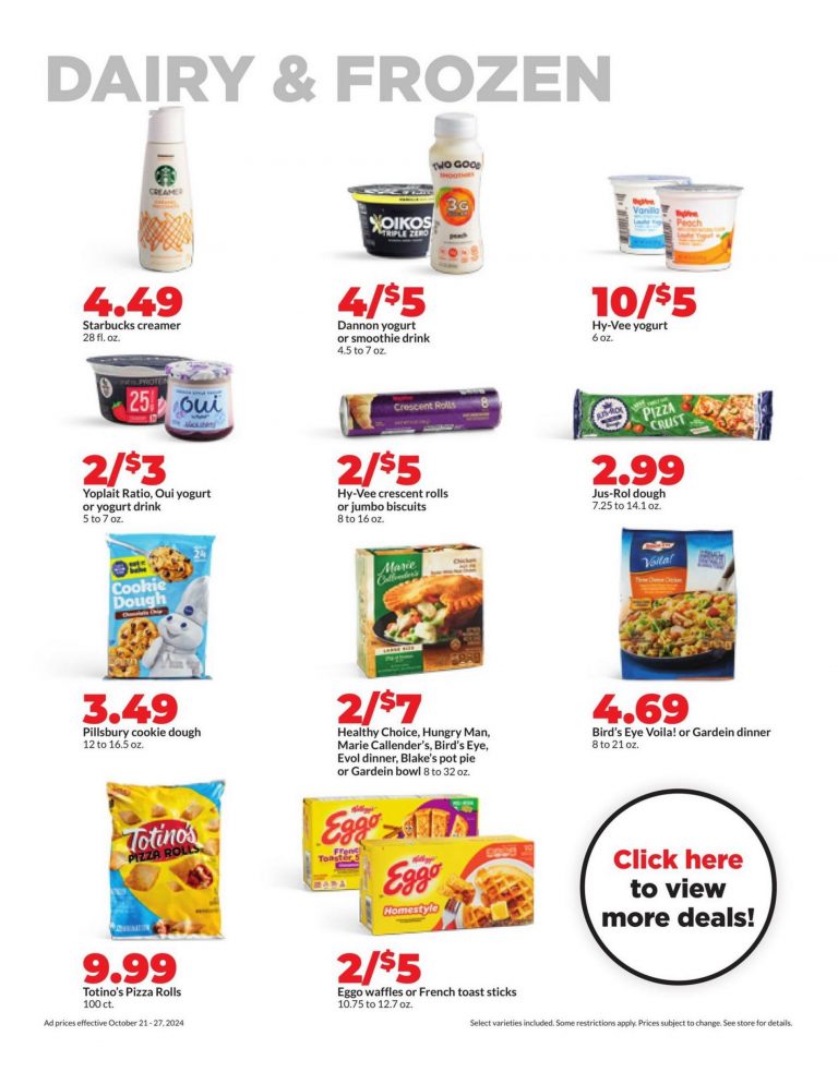 HyVee Weekly Ad Oct 21 Oct 28, 2024 (Halloween Promotion Included)