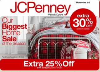 JCPenney Three-Day Home Ad Nov 01 – Nov 03, 2024