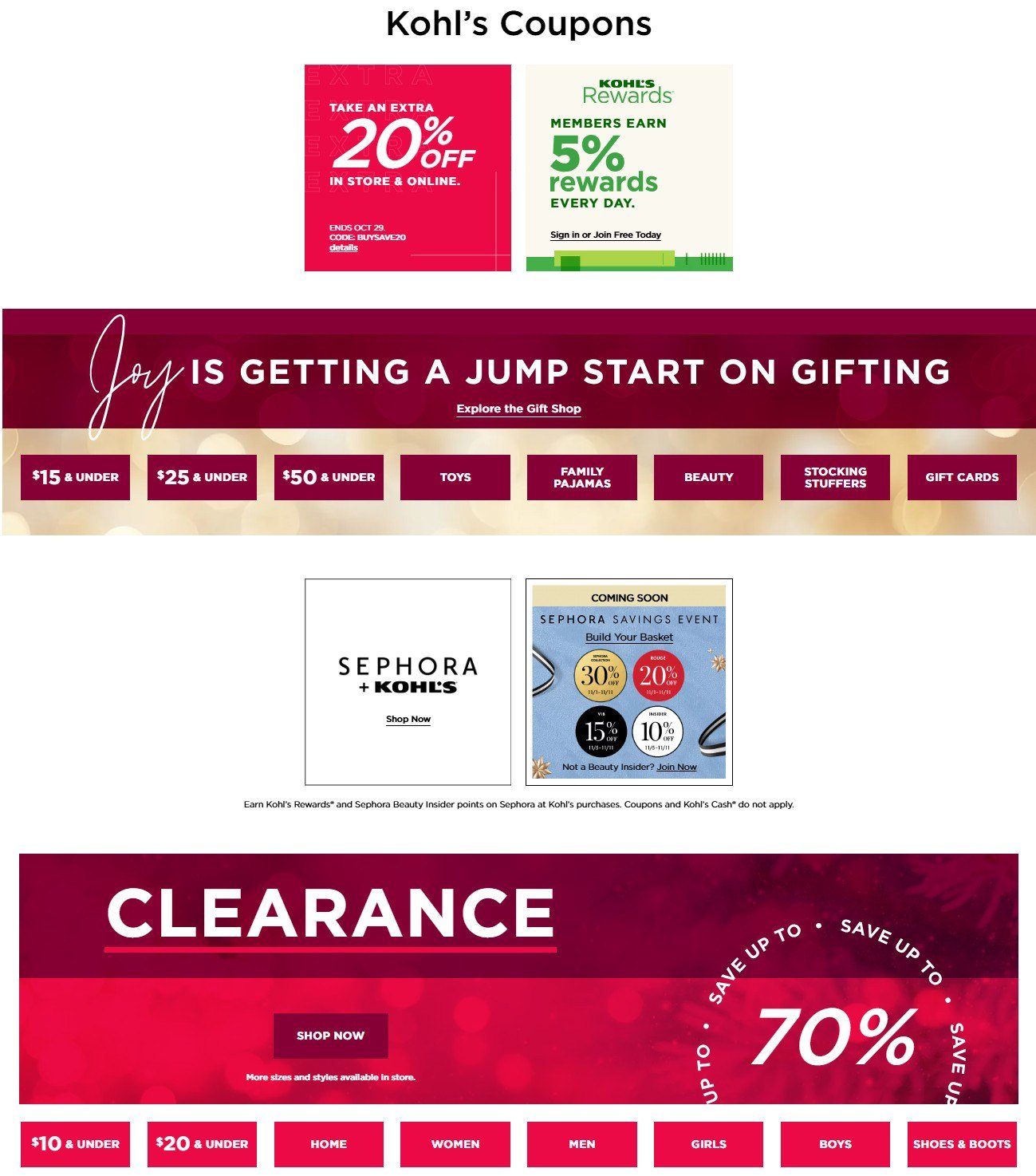 Kohl's Coupon Ad Until Oct 29, 2024