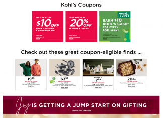 Kohl’s Coupon Ad Until Nov 03, 2024
