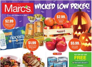 Marc’s Weekly Ad Oct 09 – Oct 15, 2024 (Halloween Promotion Included)