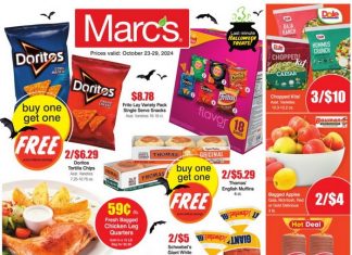 Marc’s Weekly Ad Oct 23 – Oct 29, 2024 (Halloween Promotion Included)