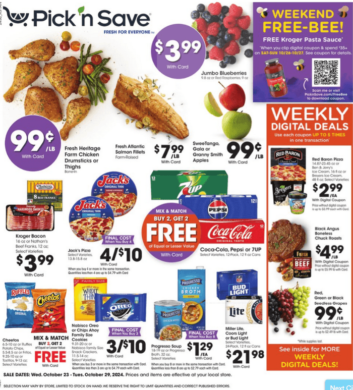 Pick 'n Save Weekly Ad Oct 23 – Oct 29, 2024 (Halloween Promotion Included)