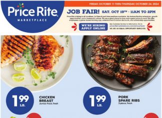 Price Rite Weekly Ad Oct 11 – Oct 24, 2024